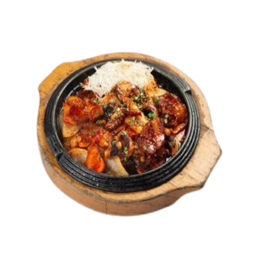 Stir-Fried Octopus & Pork Belly